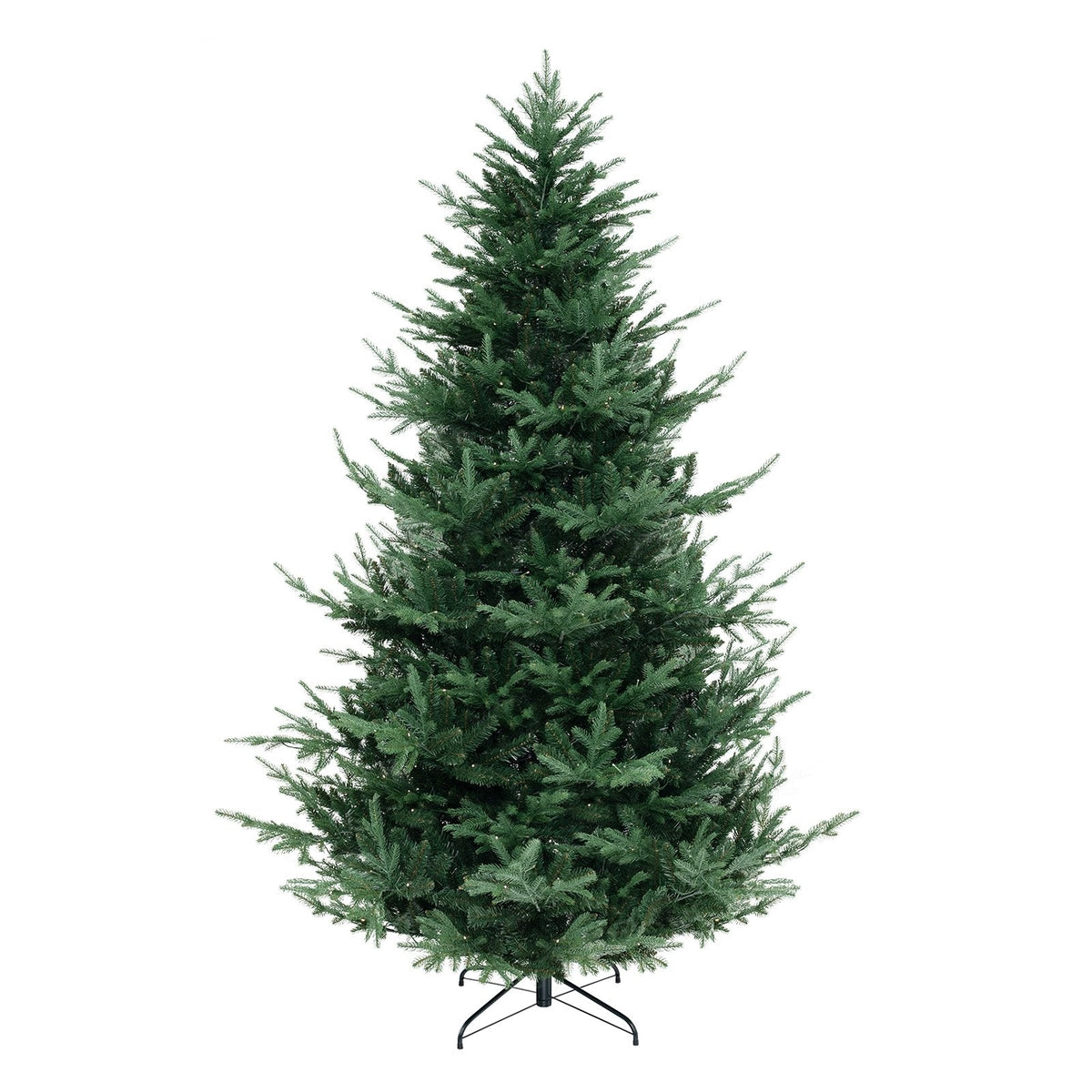 8 FT Pre-Lit Artificial Christmas Tree, 5.6 FT Wide, 1480 PVC and PE Tips, 450 LEDs, 8 Modes