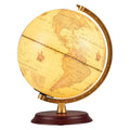 8 Inch Illuminated World Globe Night Light up Globe Lamp with Wooden Stand and HD Map-Brozen