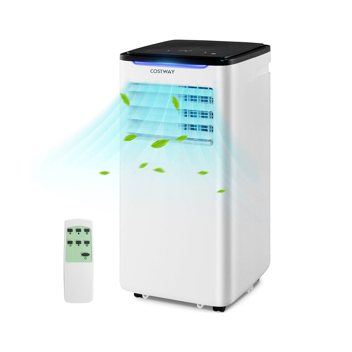 8000 BTU 3-in-1 Portable Air Conditioner with Fan and Dehumidifier Mode, 250 sq ft