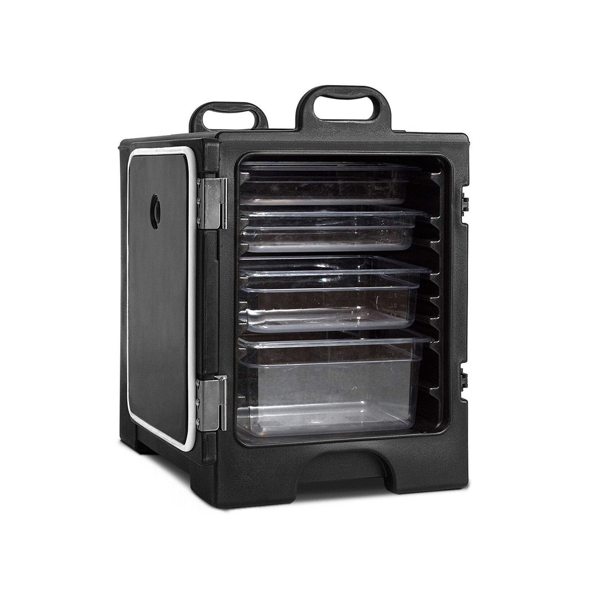 81 Quart Capacity End-loading Insulated Food Pan Carrier-Black