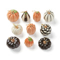 Lenox Pumpkin 10-Piece Mini Porcelain Halloween Hanging Ornament Set