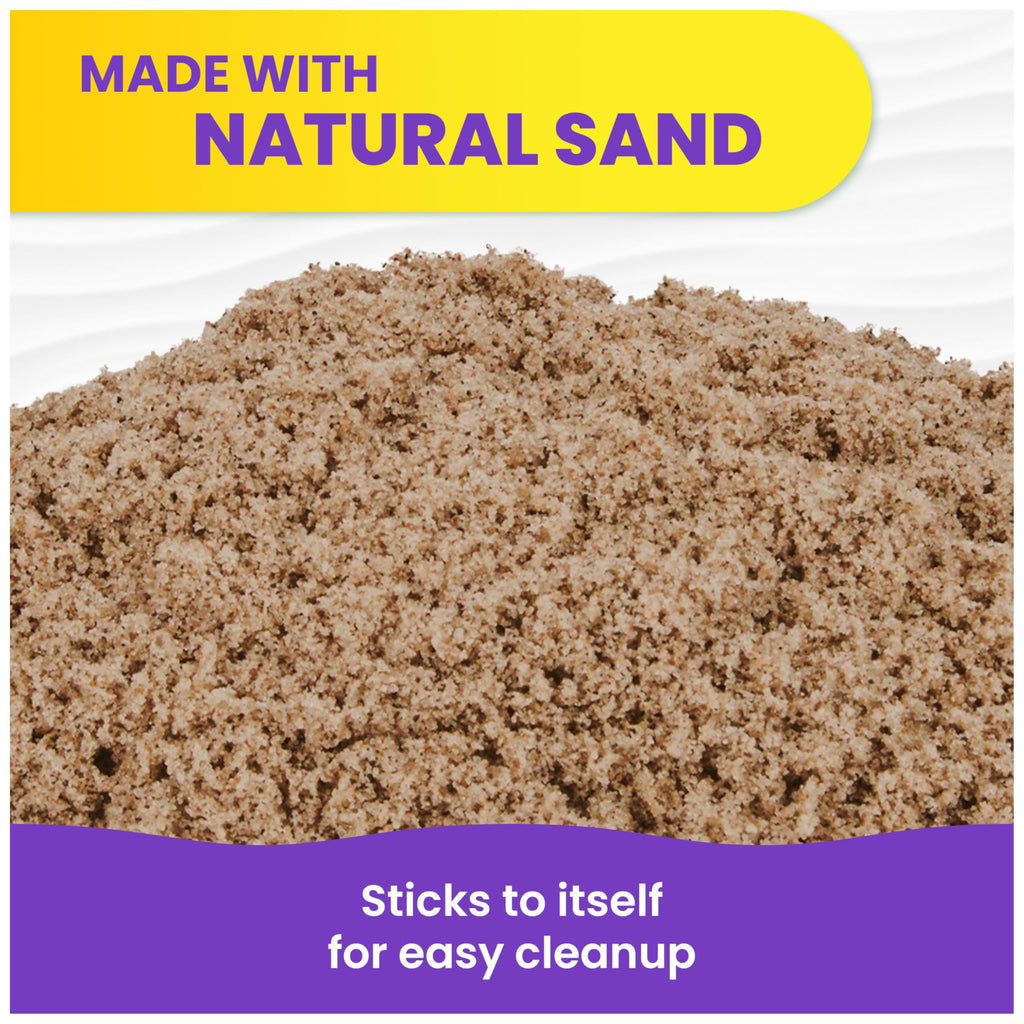 Kinetic Sand, 3lbs Beach Play Sand, Moldable Sensory Toys for Kids, Resealable Bag (Packaging May Vary), for Ages 3 and up 🍁 All In One Marketplace Canada