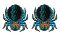 Vintage Halloween Tissue Spider - Pack of 2