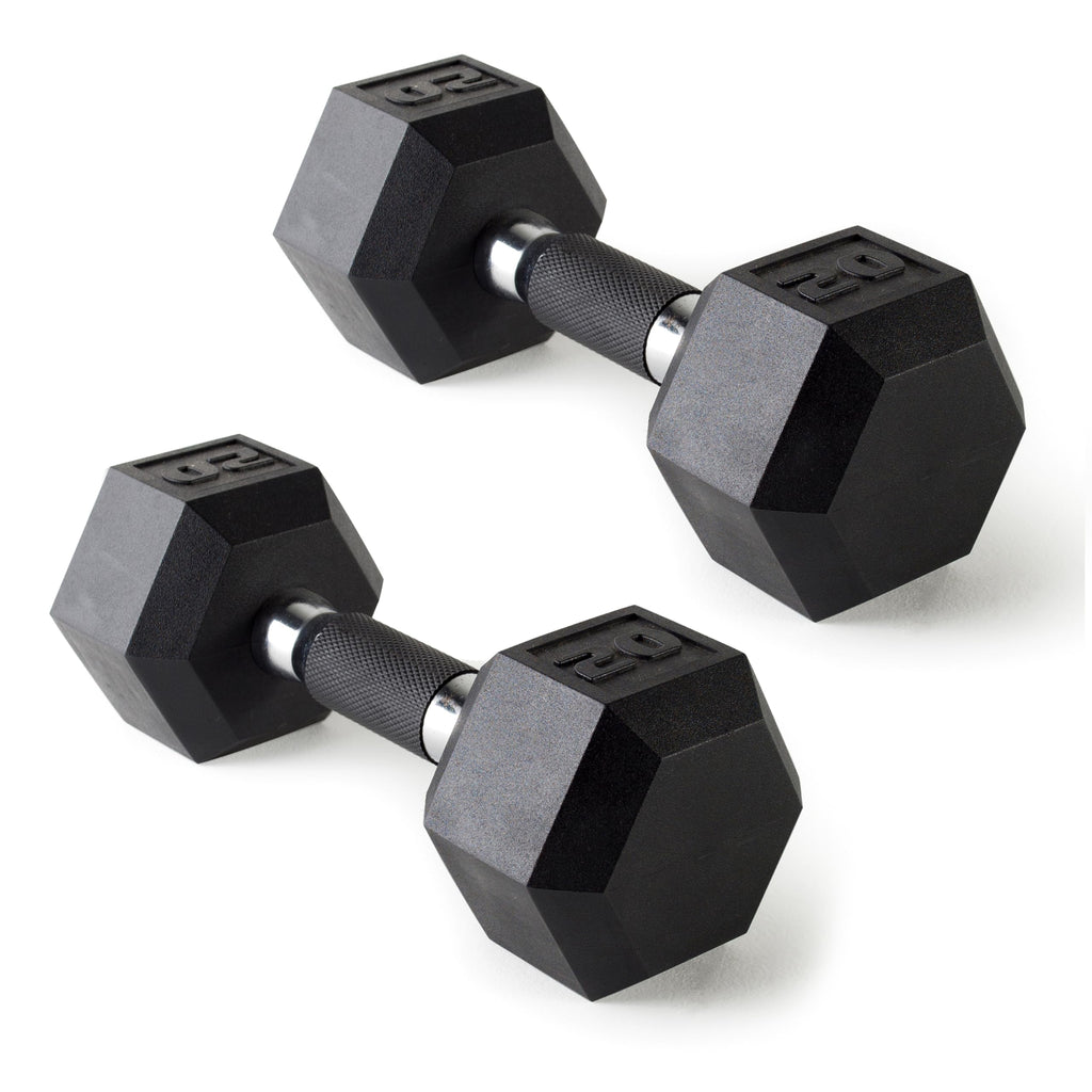 CAP Barbell 20 LB Coated Hex Dumbbell Weight Pair with Padded Grip 🍁 All In One Marketplace Canada