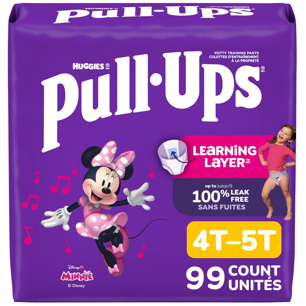 Pull-Ups Girls' Potty Training Pants, 4T-5T (38-50 lbs), 99 Count 🍁 All In One Marketplace Canada