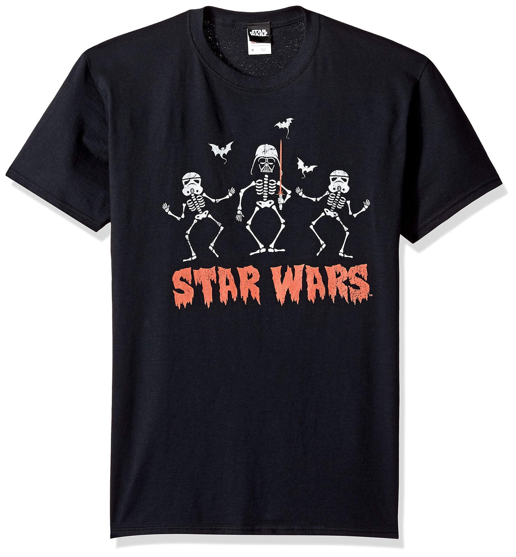 STAR WARS Licensed Halloween Creep Wars Men's Tee, Black, Large