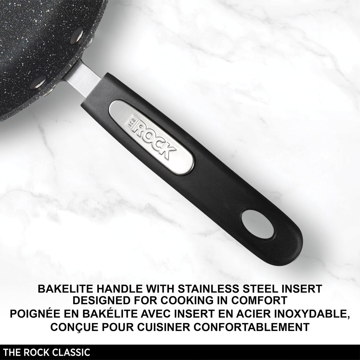 Starfrit The Rock 20cm (8") Non-Stick Fry Pan - Durable Forged Aluminum - Oven Safe - PFOA Free - Easy to Clean - Black 🍁 All In One Marketplace Canada