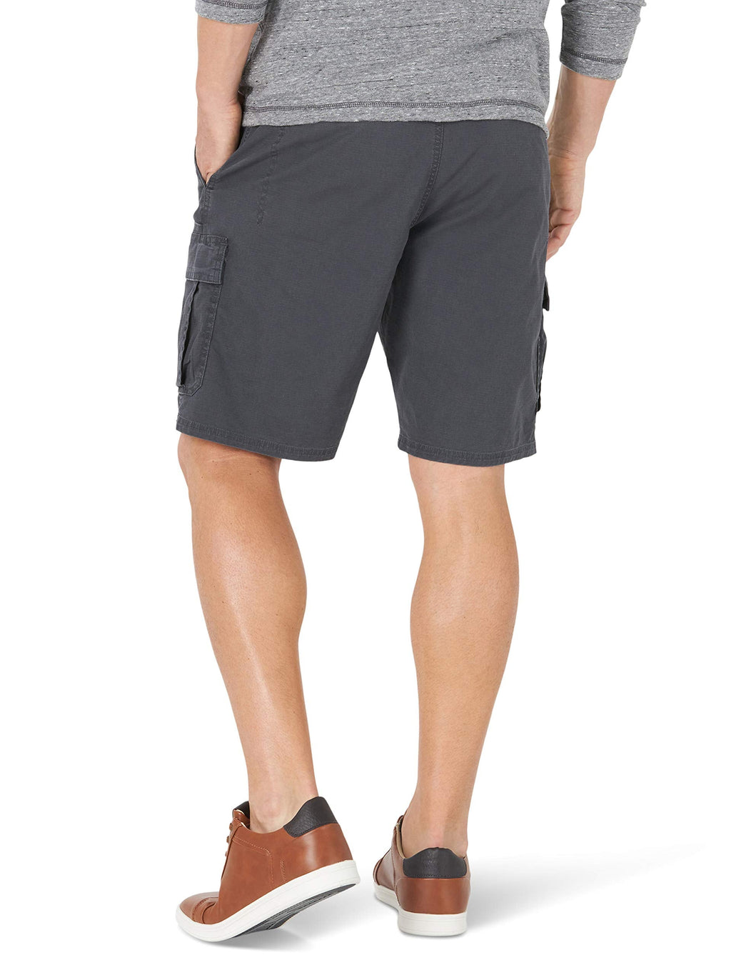 Wrangler Authentics Men's Classic Cargo Stretch Short, Anthracite, 36 🍁 All In One Marketplace Canada