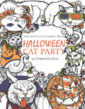 Halloween Cat Party: A Scary Cute Coloring Book: A Purrfect Halloween Gift for Cat-Lovers