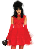 Leg Avenue Women's Beetle Bride 80s Halloween Costume, Red, X-Large