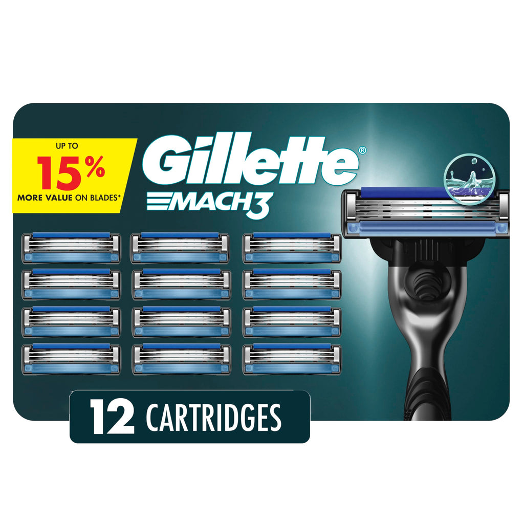 Gillette Mach3 Men's Razor Blade Refills, 12 Refills 🍁 All In One Marketplace Canada