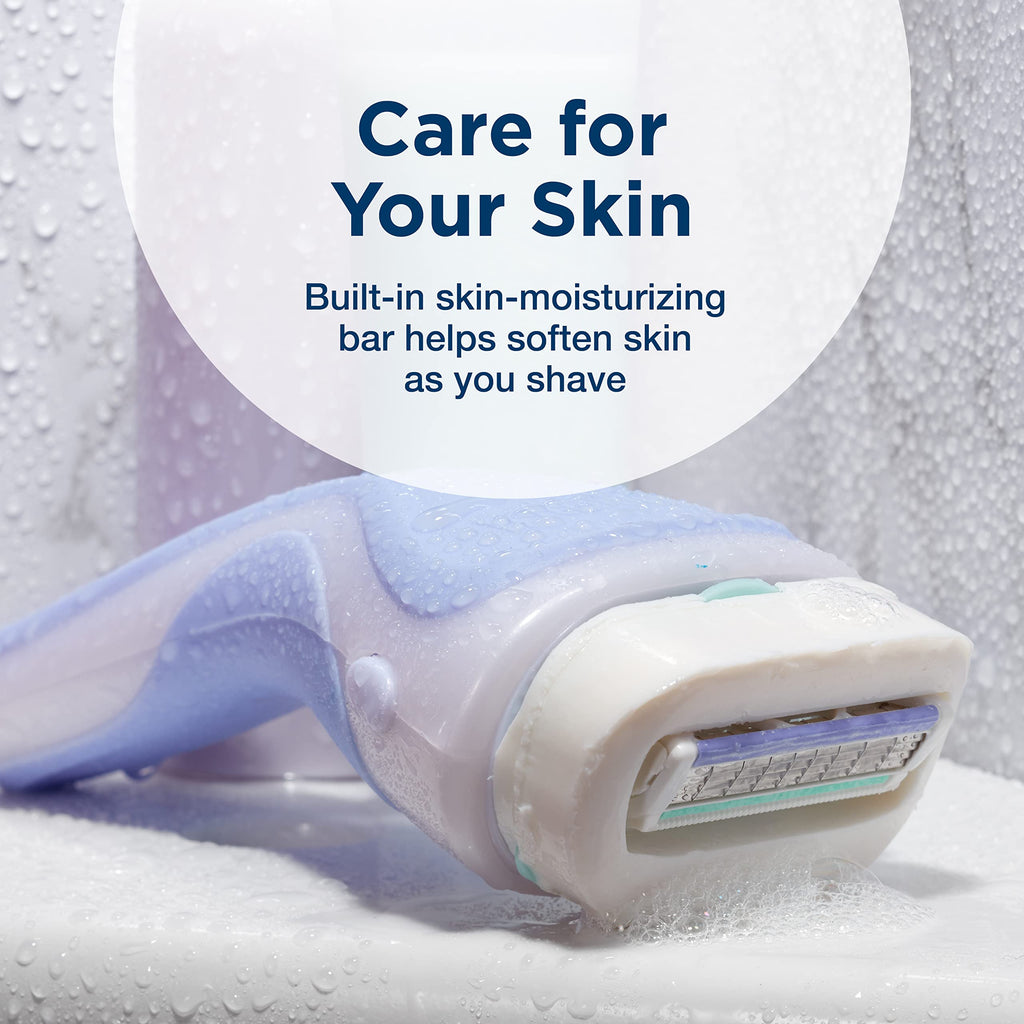 Schick Intuition Pure Nourishment Razors for Women |Replacement Refills for any Intuition Handles| 4- Blade Refill with Coconut Milk and Almond Oil, 8 Count Razor Refills 🍁 All In One Marketplace Canada