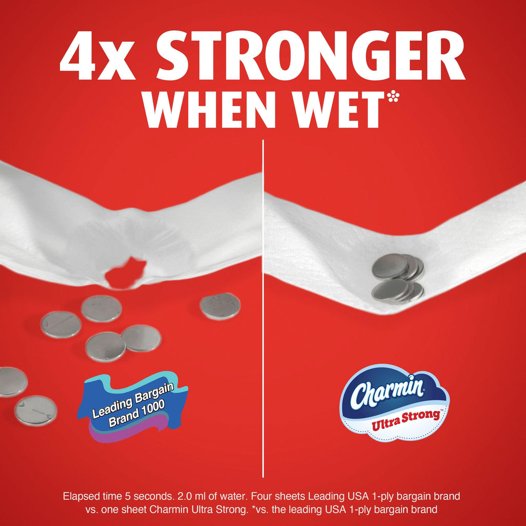 Charmin Toilet Paper Ultra Strong, 24 Mega Rolls = 96 Regular Rolls 🍁 All In One Marketplace Canada