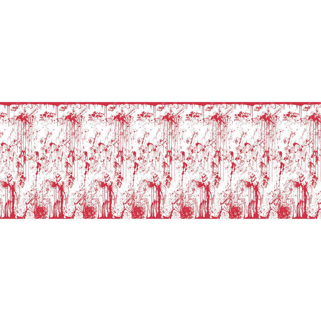 Beistle Bloody Wall Backdrop, 4-Feet by 30-Feet