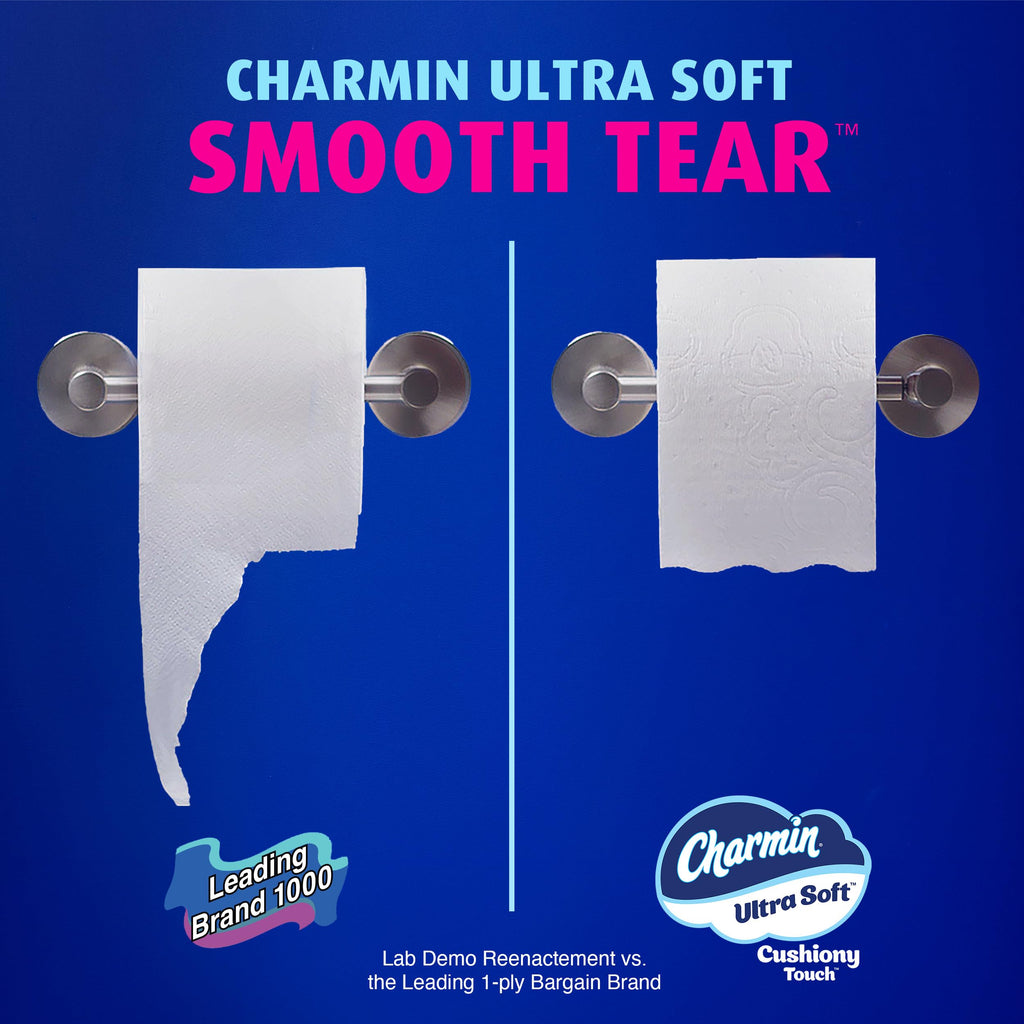 Charmin Toilet Paper Ultra Soft Cushiony Touch, 12 Family Mega XL Rolls = 84 Regular Rolls 🍁 All In One Marketplace Canada