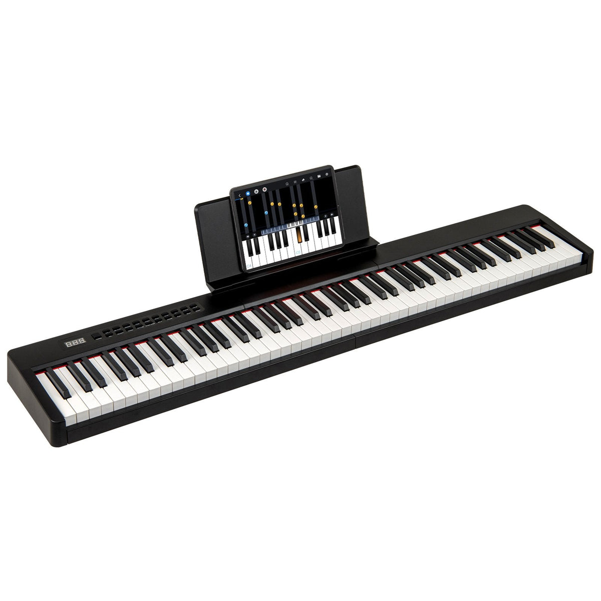 88 Keys Velocity-Sensitive Piano Keyboard with French DREAM Audio Source-Black