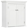 Bathroom Cabinet, Medicine Cabinet, Over Toilet Storage Cabinet with Adjustable Shelves for Entryway, White
