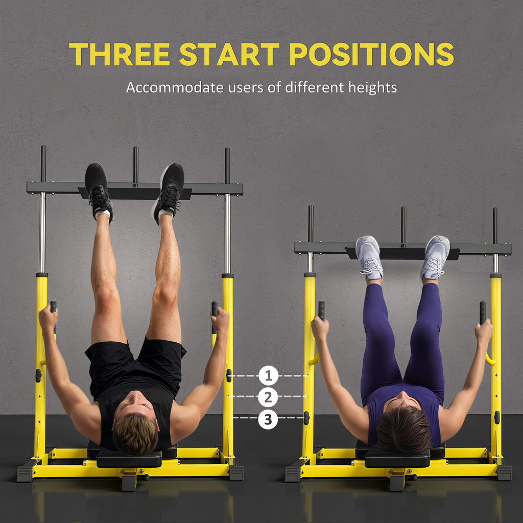Leg Extension and Curl Machine, Adjustable Leg Extension Machine, 1" standard Plate Compatible, 660LBS Capacity