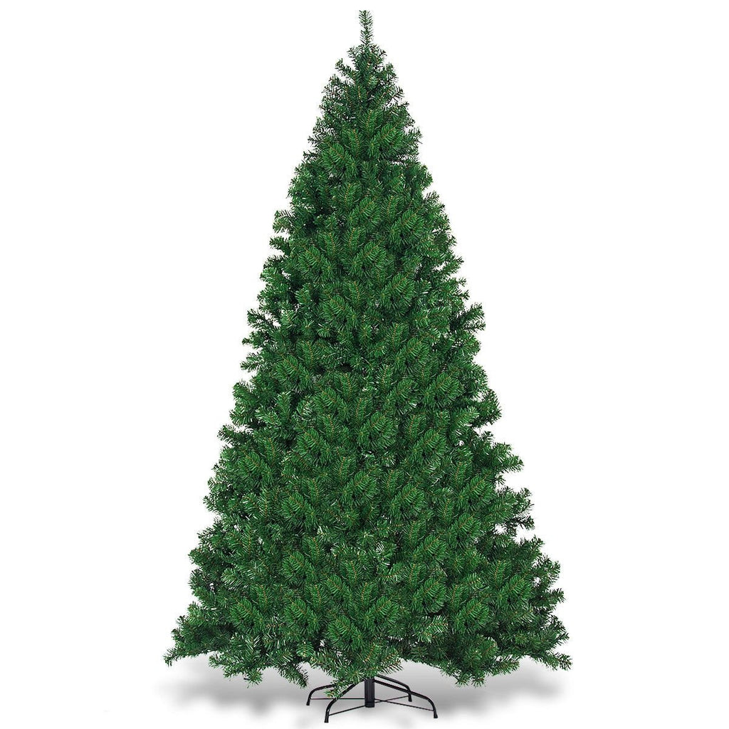 9 FT Pre-Lit Artificial Christmas Tree with 2028 PVC Tips and 700 Warm White LED Lights