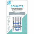 SCHMETZ #4024 Chrome Universal - 60/08 - 5 count