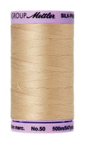 Mettler Silk-Finish - Oat Flakes - 50wt Solid Cotton Thread 547yd/500m