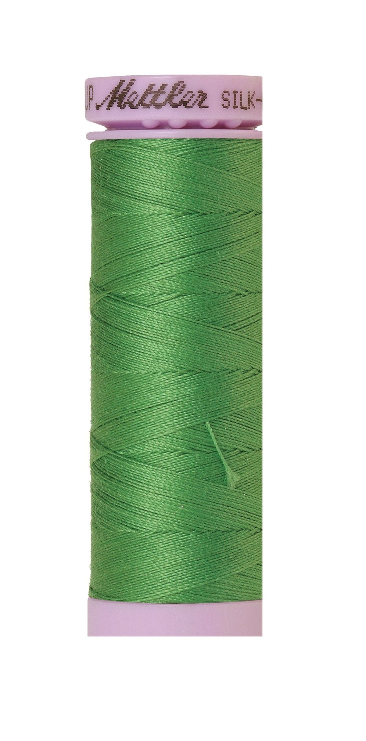 Mettler Silk-Finish 50wt Solid Cotton Thread 164yd/150M Vibrant Green