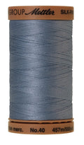 Mettler  Silk-Finish 40wt Solid Cotton Thread 500yd/457M Summer Sky