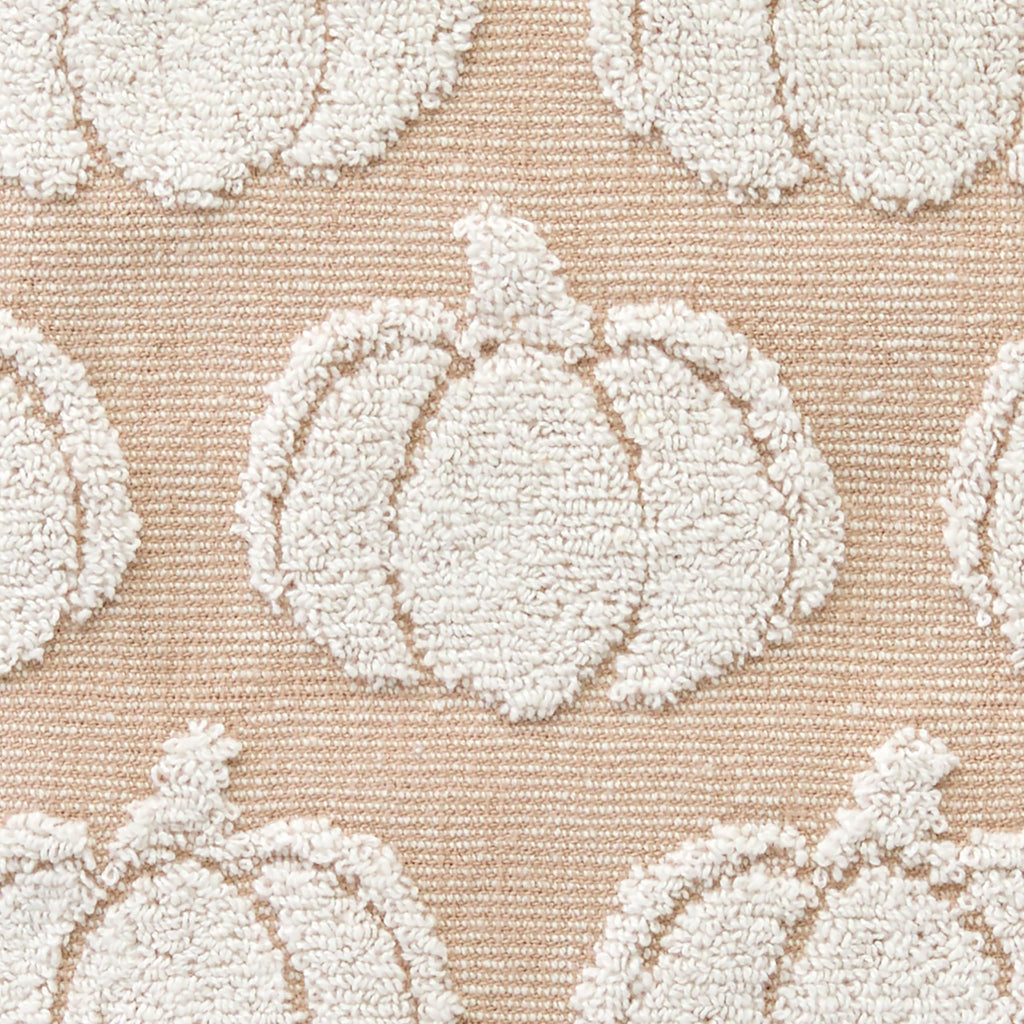 SKL Home Pumpkin Hand Towel 2pc Set for Bath/Kitchen/Bar & Gift, Tan