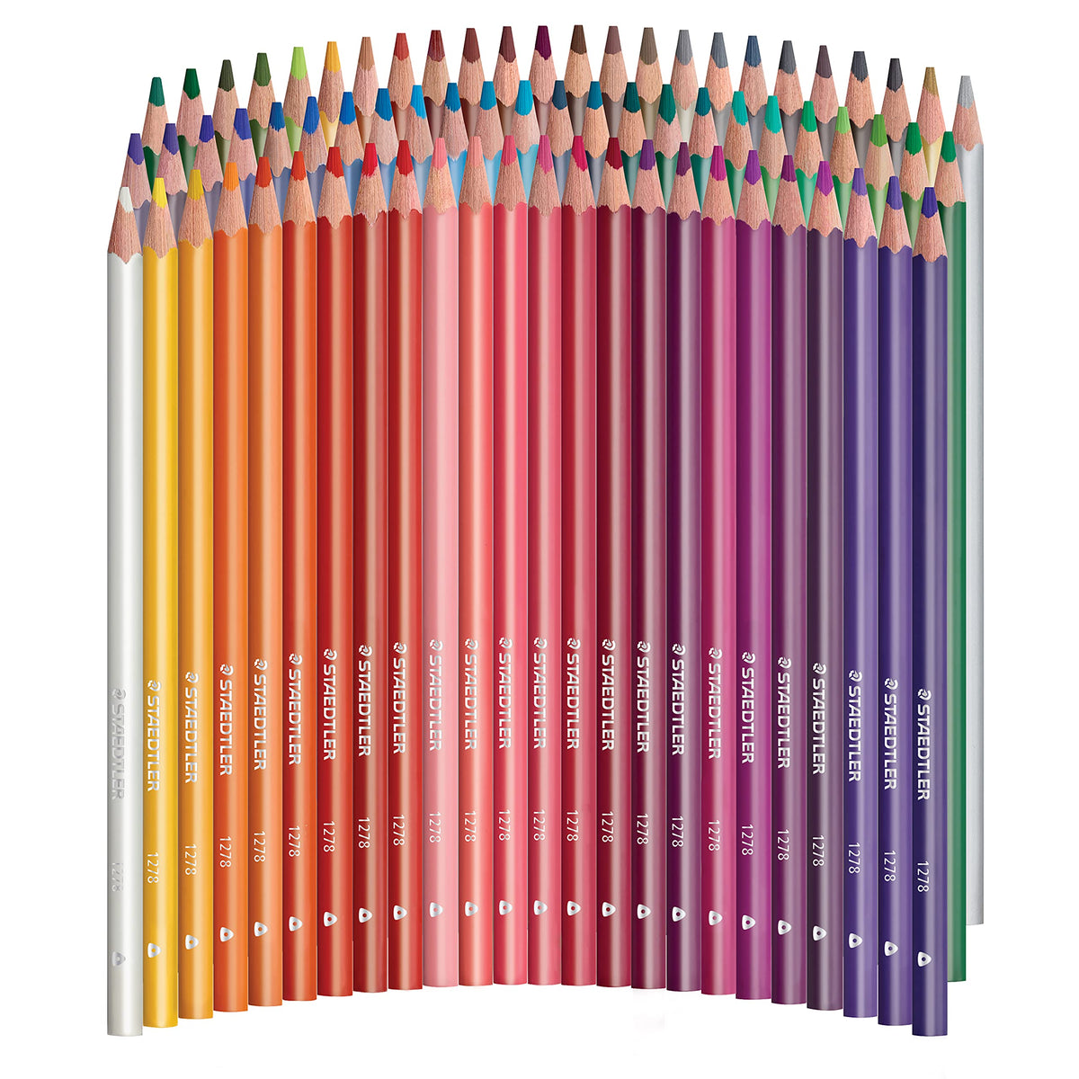 STAEDTLER Colored Pencils Set (72-Pack) - Ergonomic Triangular Barrel, Smooth 4mm Lines, Wood - 72 Vibrant Colors in Tin, for Artists & Students 🍁 All In One Marketplace Canada