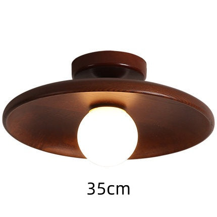 Aisle Ceiling Lamp Solid Wood Modern Minimalist Lamps