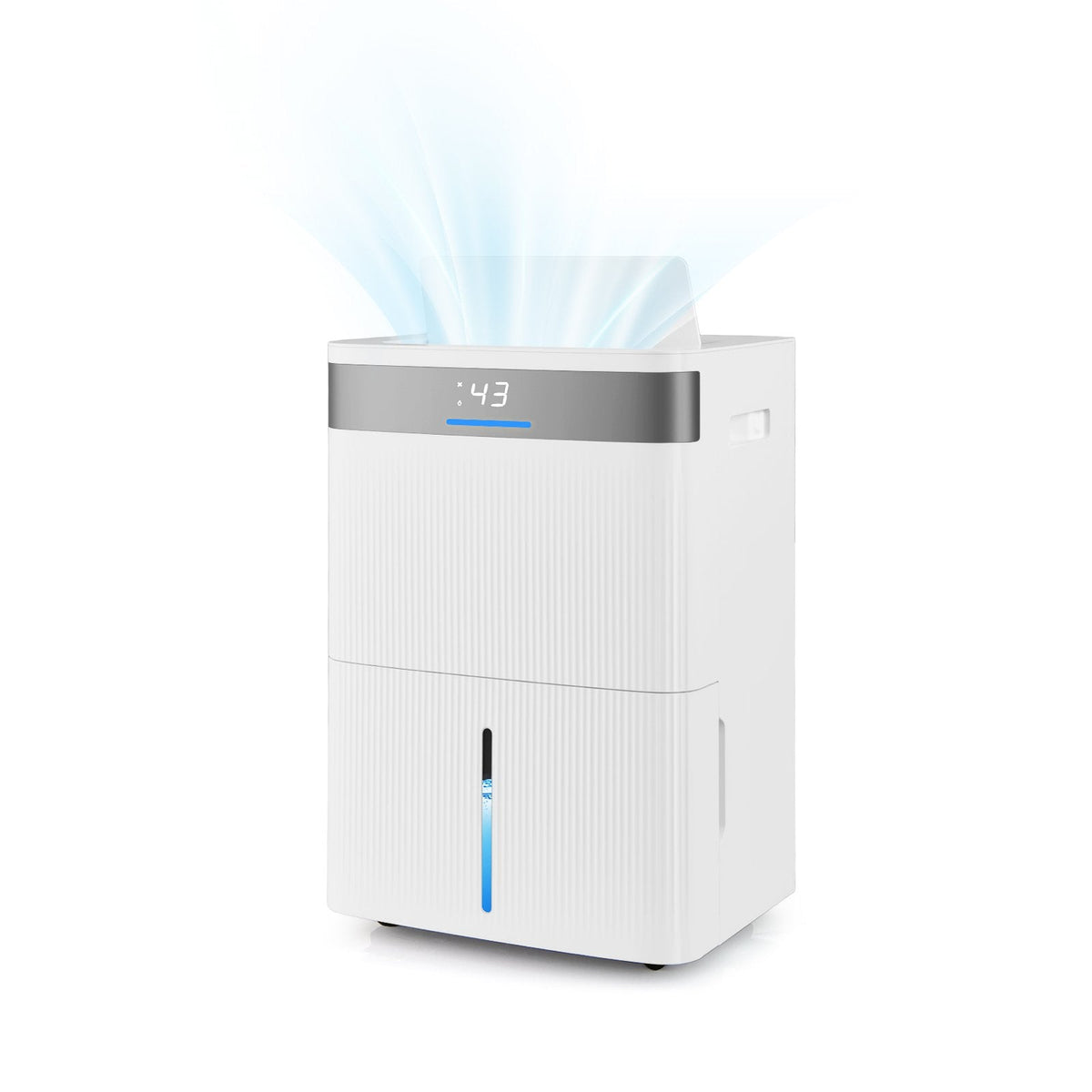 96 Pint Dehumidifier for 5500 Sq Ft, 35 Pints DOE, CSA Certified, Swing Louvre, 1.4 Gallon Tank