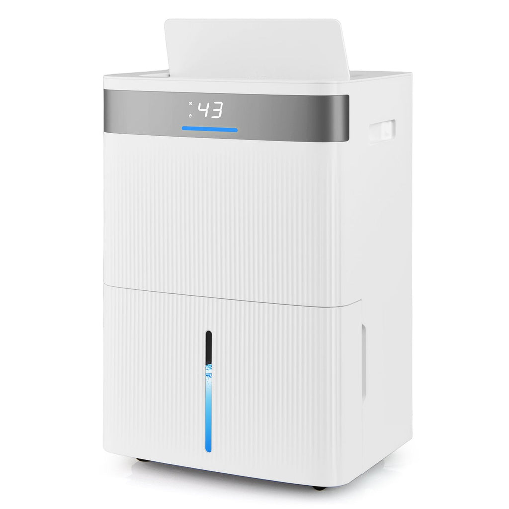 96 Pint Dehumidifier for 5500 Sq Ft, 35 Pints DOE, CSA Certified, Swing Louvre, 1.4 Gallon Tank
