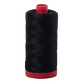 Aurifil Thread 12SC-2692 Solid Black 12wt