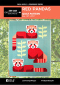 Red Pandas Quilt Pattern - Art East Quilting Co.