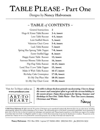 Art to Heart - Table Please 1