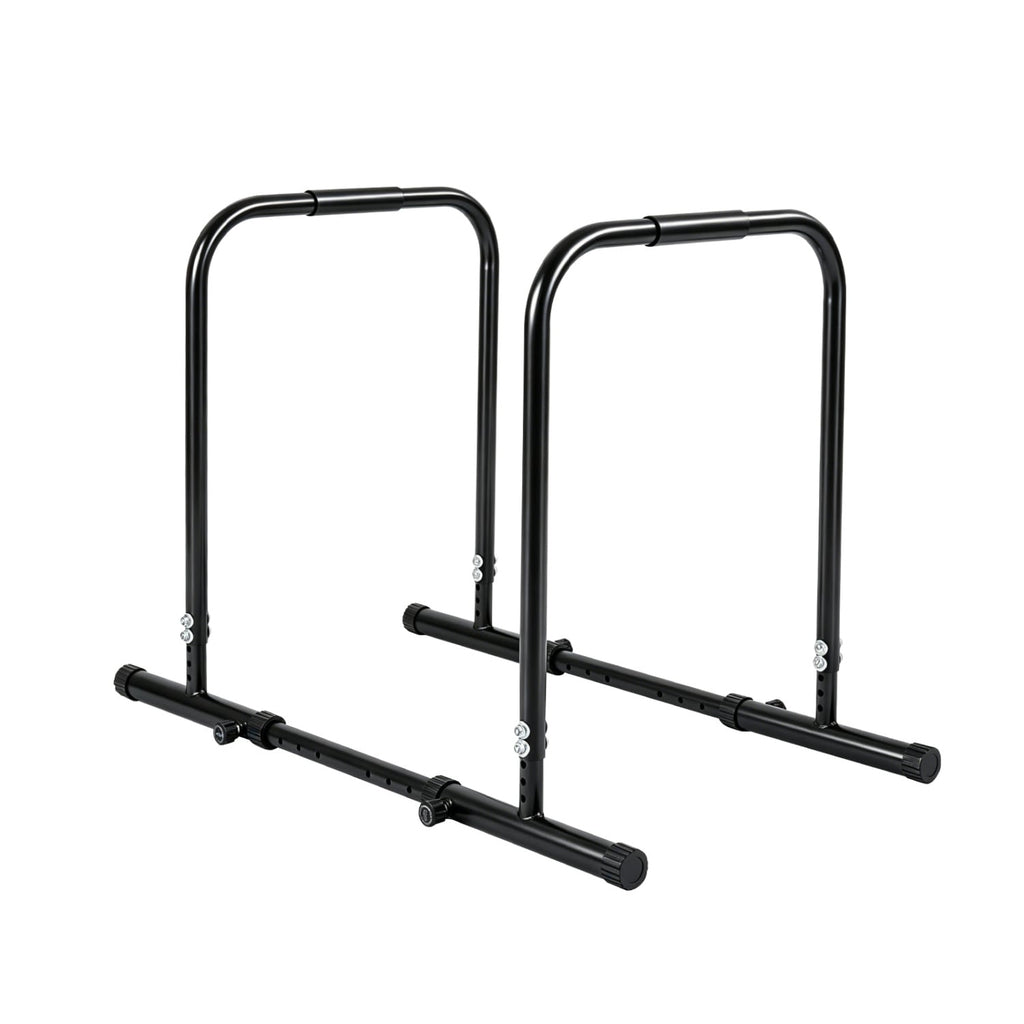 Adjustable Dip Bar Station with 660 LBS Capacity for Home Gym-Black