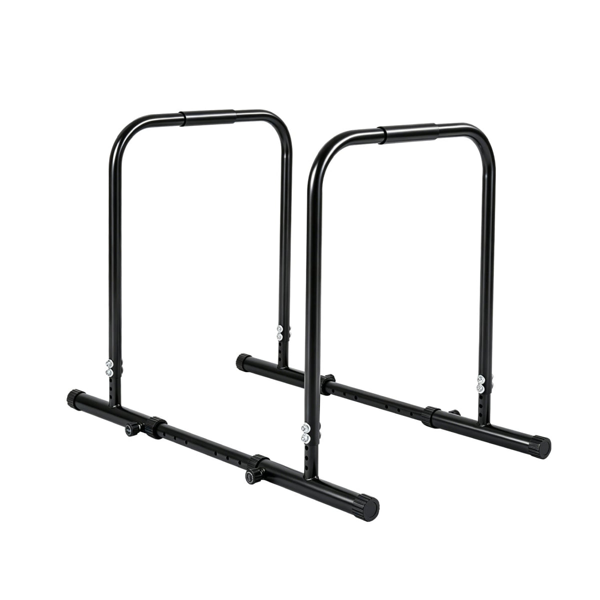 Adjustable Dip Bar Station with 660 LBS Capacity for Home Gym-Black