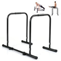 Adjustable Dip Bar Station with 660 LBS Capacity for Calisthenics and Strength Training-Black