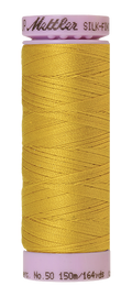 Mettler Silk-finish 50wt Solid Cotton Thread 164yd/150m Nugget Gold