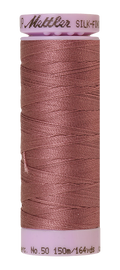 Mettler Silk-finish 50wt Solid Cotton Thread 164yd/150m Smoky Malve