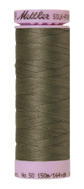 Mettler Silk-finish 50wt Solid Cotton Thread 164yd/150m Olivine