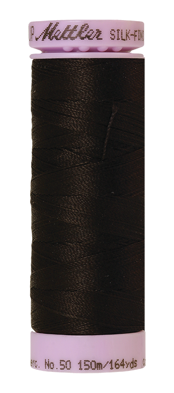 Mettler Silk-finish 50wt Solid Cotton Thread 164yd/150m Vanilla Bean