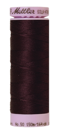 Mettler Silk-finish 50wt Solid Cotton Thread 164yd/150m Plum Perfect