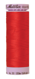 Mettler Silk-finish 50wt Solid Cotton Thread 164yd/150m Hibiscus