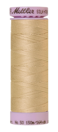 Mettler Silk-finish 50wt Solid Cotton Thread 164yd/150m Oat Flakes