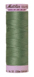 Mettler Silk-finish 50wt Solid Cotton Thread 164yd/150m Palm Leaf