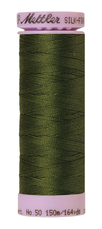 Mettler Silk-finish 50wt Solid Cotton Thread 164yd/150m Umber