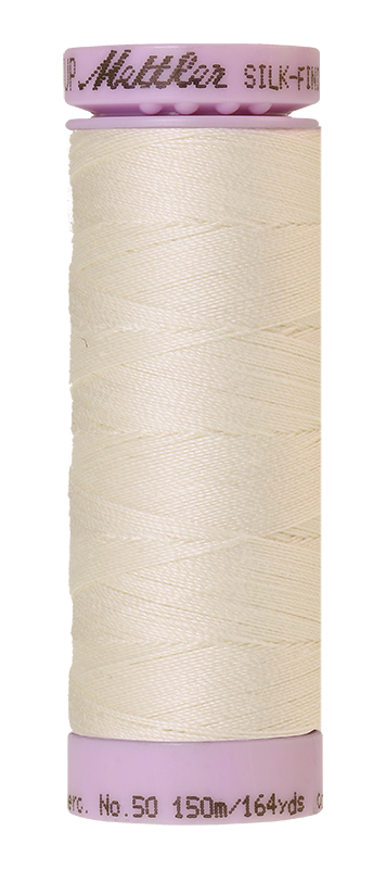 Mettler Silk-finish 50wt Solid Cotton Thread 164yd/150m Muslin