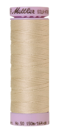 Mettler Silk-finish 50wt Solid Cotton Thread 164yd/150m Pine Nut
