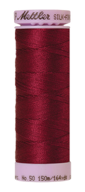 Mettler Silk-finish 50wt Solid Cotton Thread 164yd/150m Pomegranate